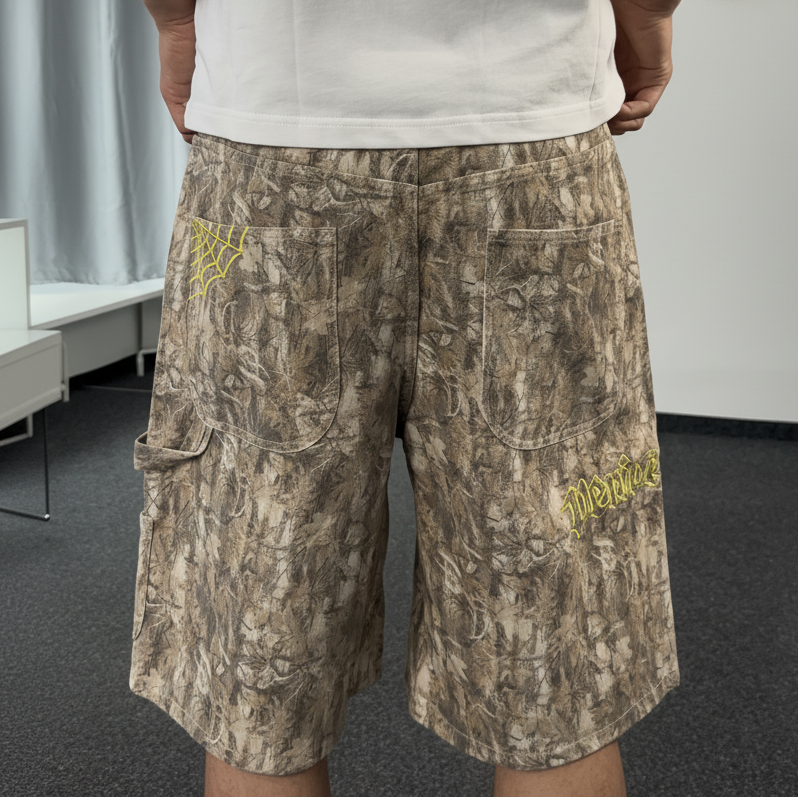 camouflage jort