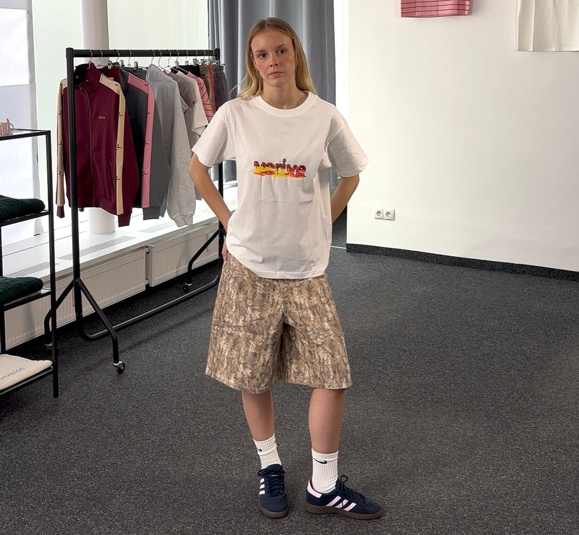 camouflage jort