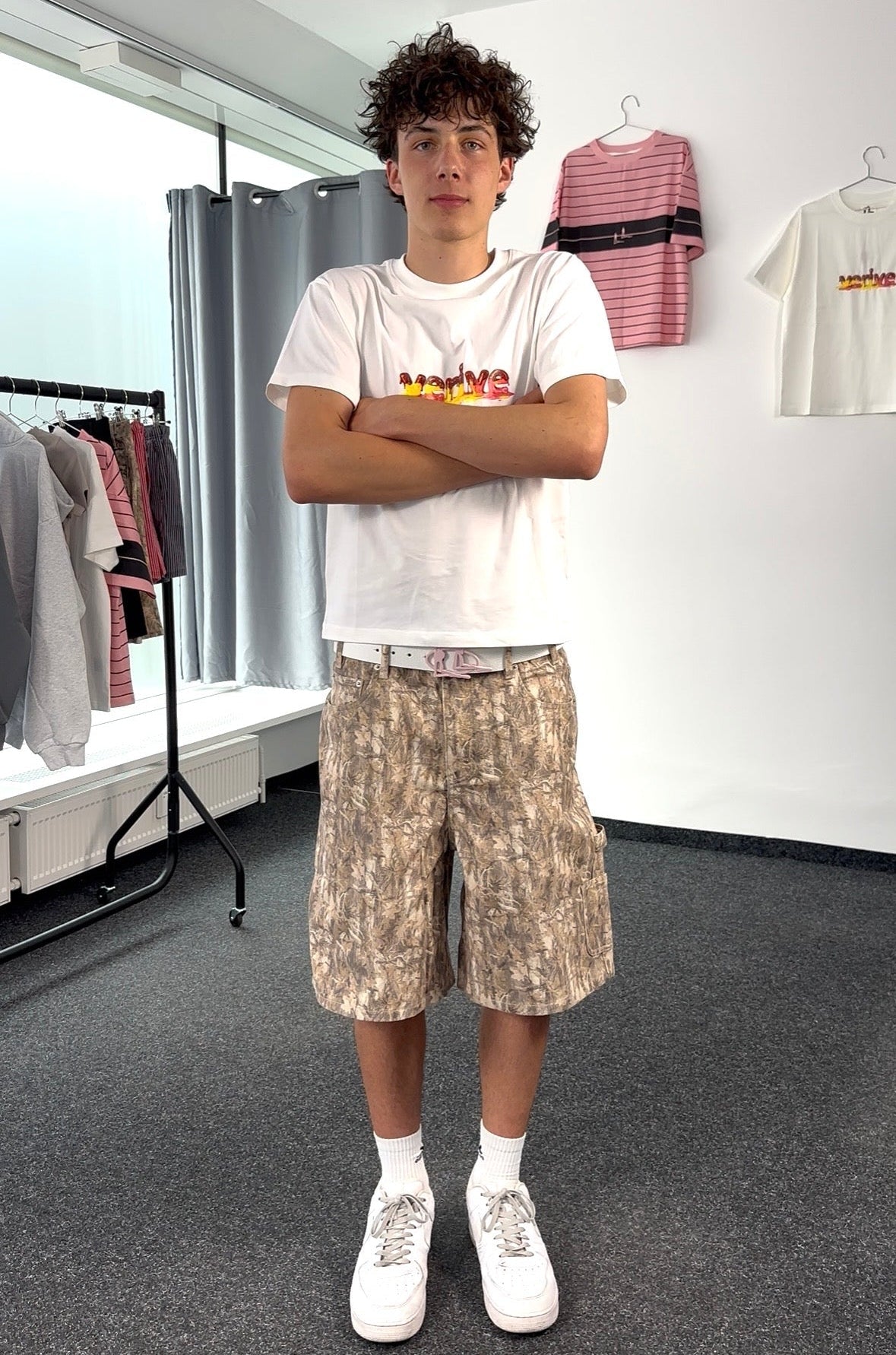 camouflage jort