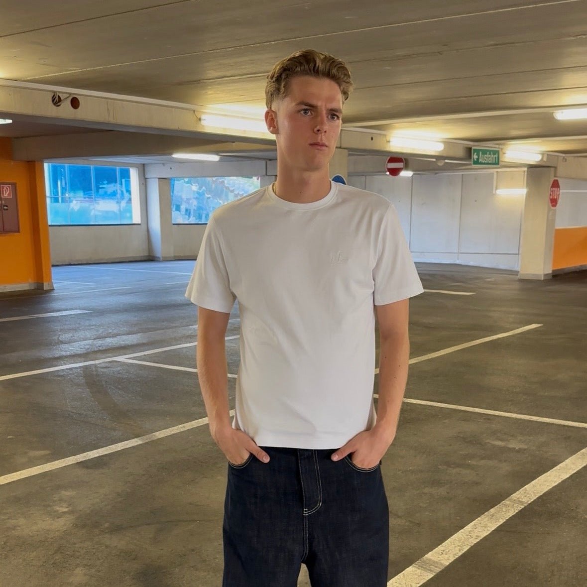 white basic shirt