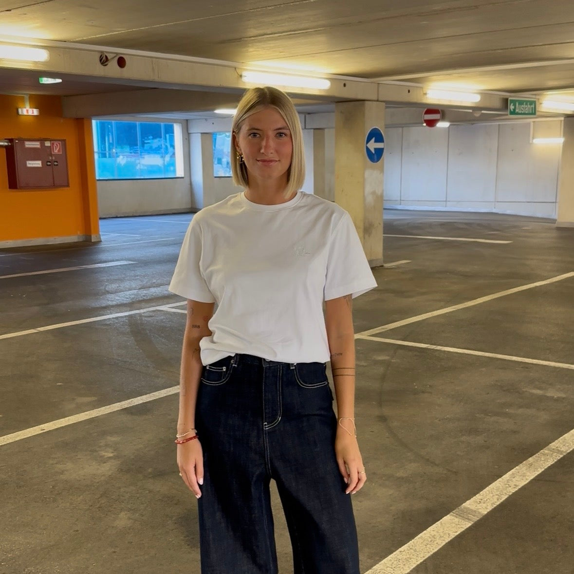 white basic shirt